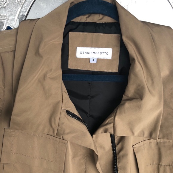 Dennis Merotto Light Weight Tan Jacket Size 4 - Picture 3 of 8